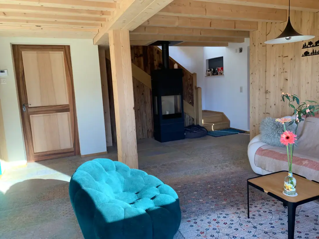 Chalet Blonay, Construction bois : réalisation Vallotton Menuiserie