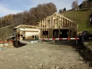 Deux villas à Chamby, 2015, Construction bois : réalisation Vallotton Menuiserie